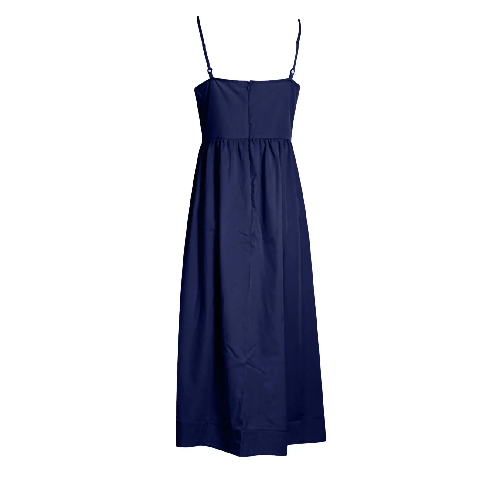 Women Sleeveless Sling Long Dresses A Line Backless Solid Color Large Swing Dress For Women Hotsweet Party Elegant Sexy Dress