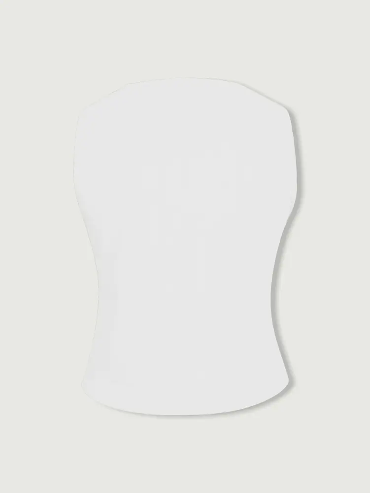 Plus Size Sleeveless Vest Round Neck Innerwear High Stretch Cool Breathable Basic Casual Summer Top - Plain Colour