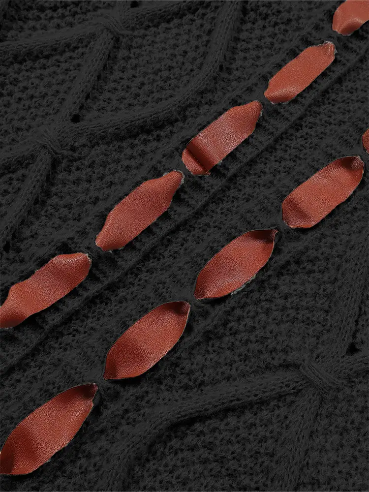 Plus Size Casual Cardigan Women's Extra Long Sleeve Cardigan Chunky Knit Sweater Cardigan Best Choice for Autumn and Winter