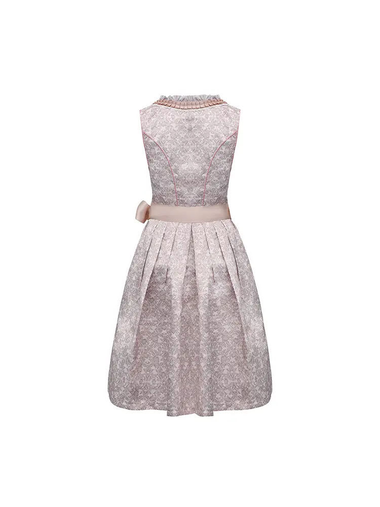 Germany Dress Dirndl Women's Midi Long Dresses Dresses (incl. skirt) Dirndl Apron (for Oktoberfest) Pink Blue