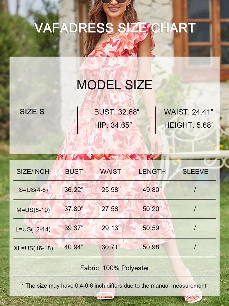 2025 Summer New Women's Sleeveless Shoulder Dress Bohemian Style Elastic Waist Ruffle Twisted Layers