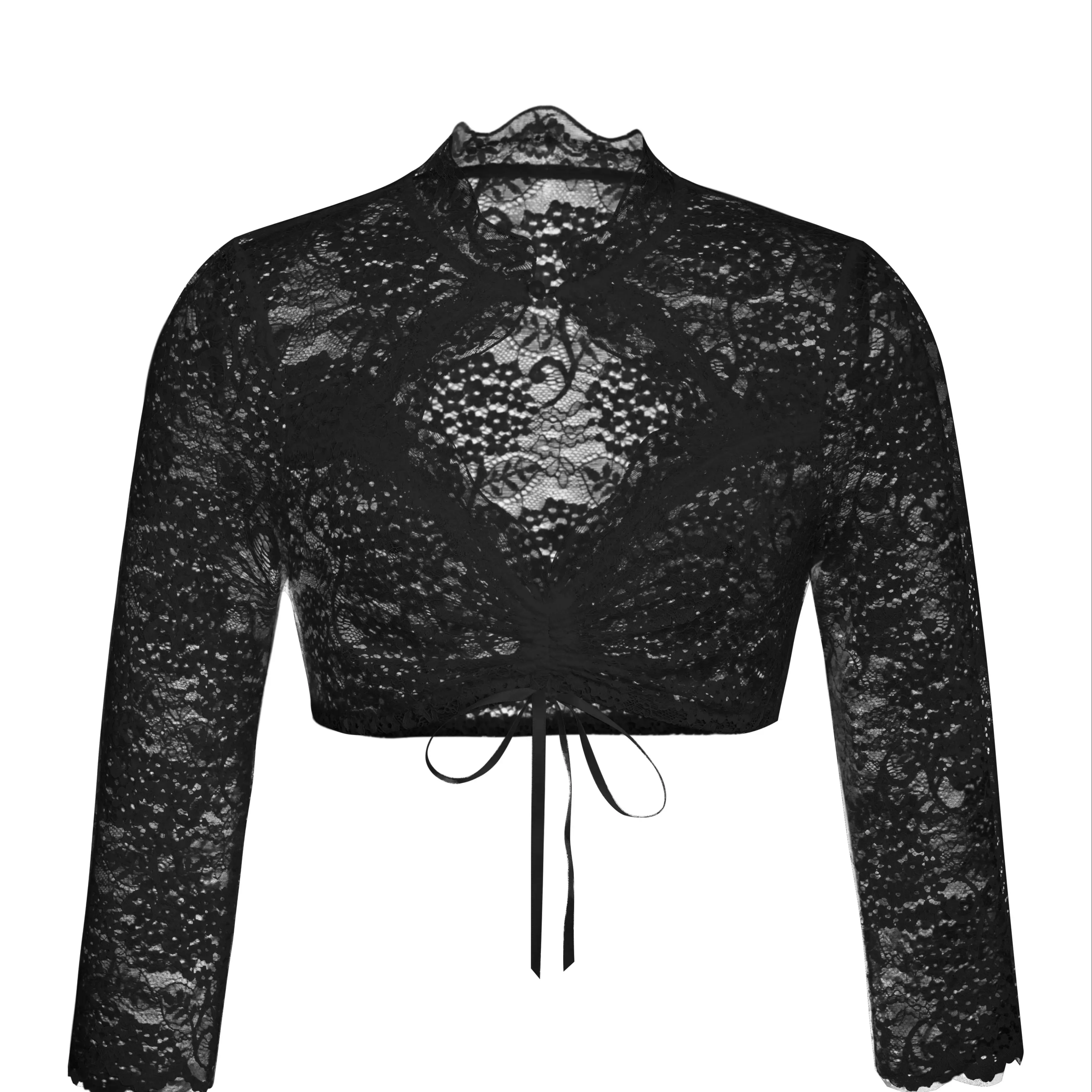 Munich Clothing 2025 New Women's Oktoberfest Formal Bottom Lace Splicing Small Shirt German Beer Wear Lace Tie Top