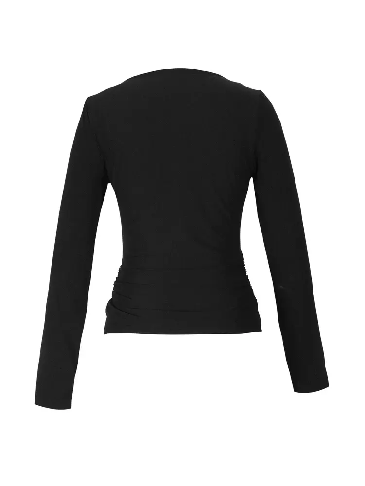 Women's Long Sleeve Tops Casual Scoop Neck Ribbed Knit Slim Fitted Basic Tee Shirts Trendy Spring Outfits
