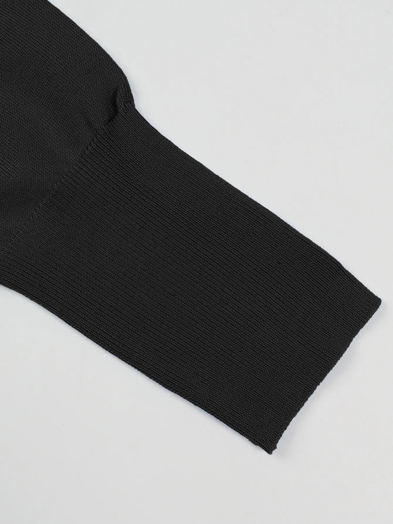 2025 Autumn and Winter New Women's Single shoulder sleeve turtleneck pullover sweater Solid color Fashion Street Elegant Autumn