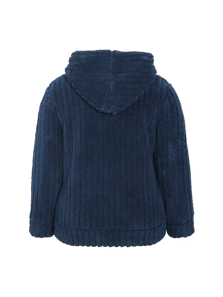 Plus Size 2024 New Women's Casual Hooded Jacket Zip Solid Colour Jacket Best Choice for Autumn and Winter