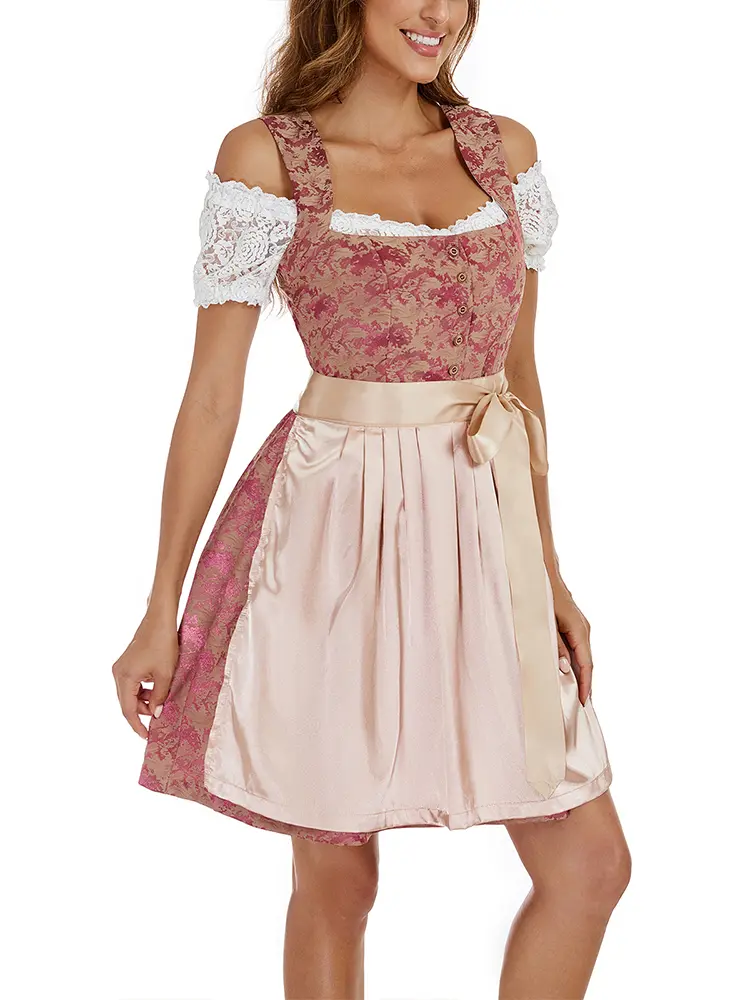 Europe And The United States Germany Traditional Dress 2024 Spring And Summer Explosion Models Maid Outfit Beer Clothing Short-S