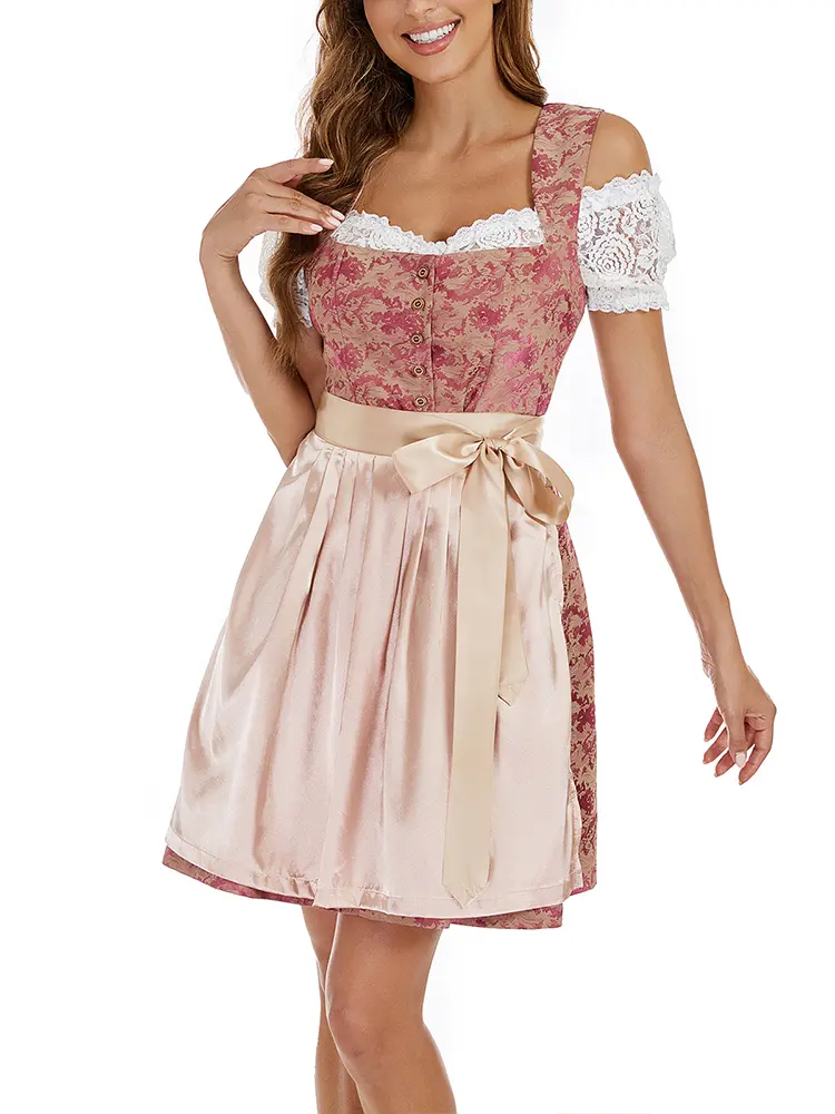 Europe And The United States Germany Traditional Dress 2024 Spring And Summer Explosion Models Maid Outfit Beer Clothing Short-S