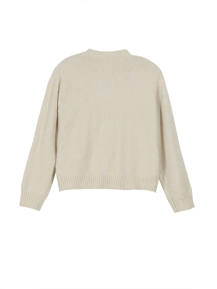 Women's Solid Color Knitwear Cardigan Bandage Sweater Fashion Street Style Autumn Winter 2024 Best Choice