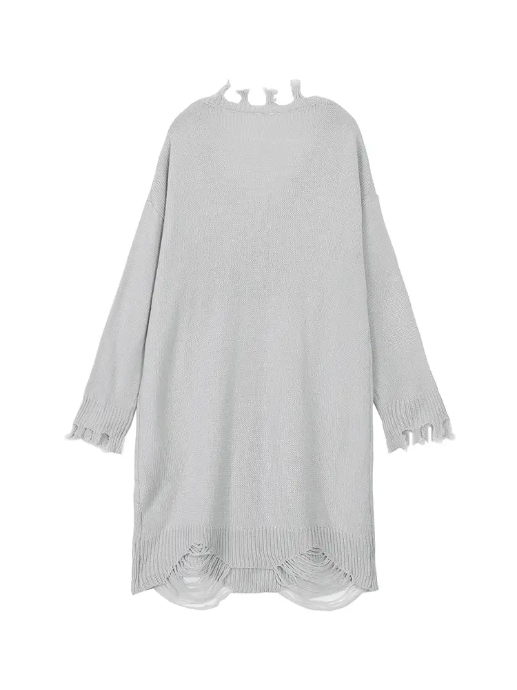 Women's Ribbed Knit Sweater Dresses, V-Neck, Long Sleeve, Mid-Length, Popular, Autumn, Winter, New, 2022
