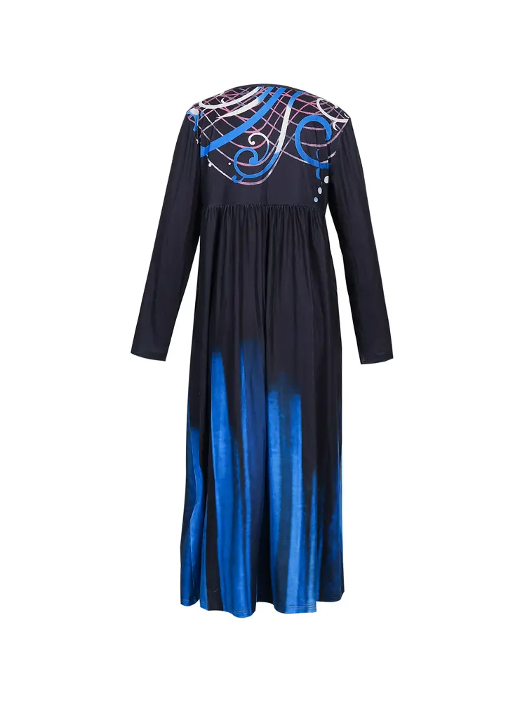 2025 Summer New Women's V-Neck Button Dresses V-Neck Maxi Dresses Polyester Aged Summer Pop-up Hot Sale