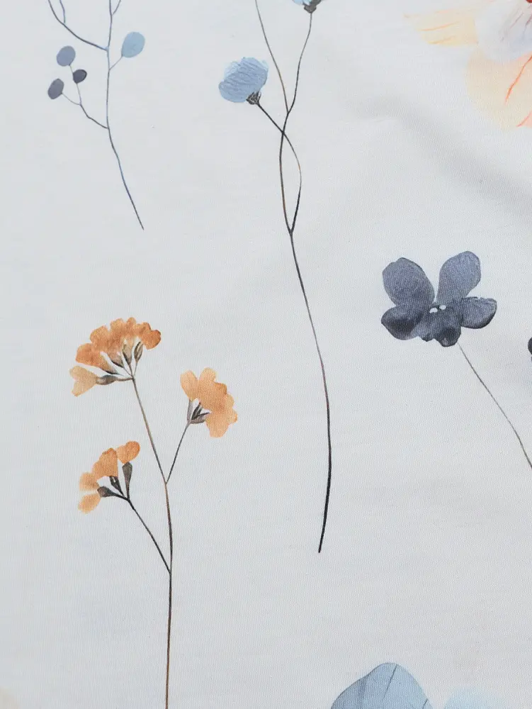 2025 Summer New Women's Casual Button Front Long Sleeve Dress V Neck Long Sleeve Elegant Casual Plant Flower