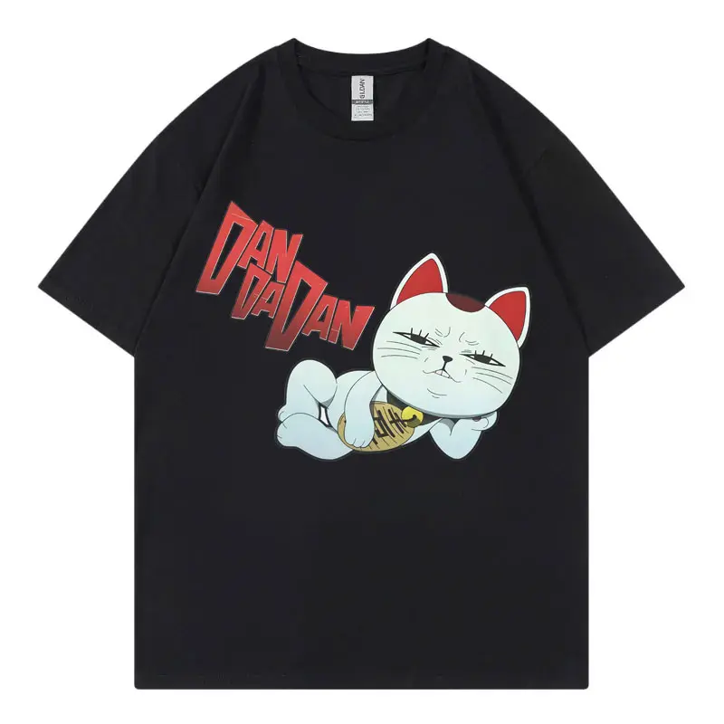 Anime Dandadan Turbo Granny Merch T-shirt Men Women Clothing Fashion Cartoon T-shirts Summer Casual Loose Short Sleeve T Shirts