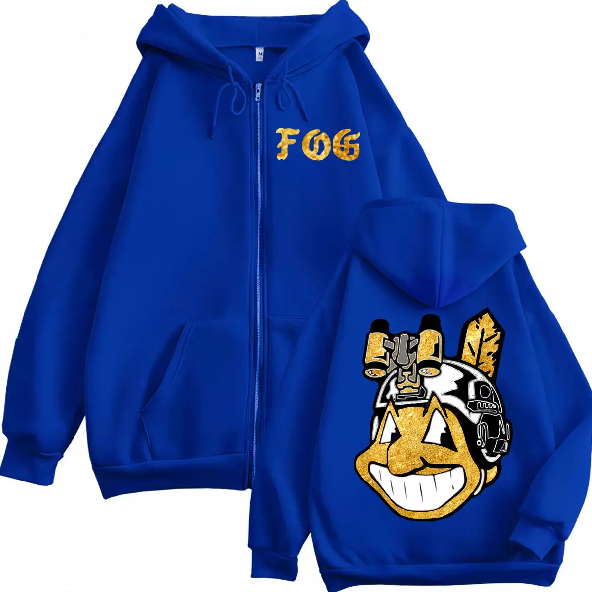 Forward Observations Group Graphic Zipper Hoodie High Quality Fashion Zip Up Pullovers Men Women Casual Loose Hooded Sweatshirt
