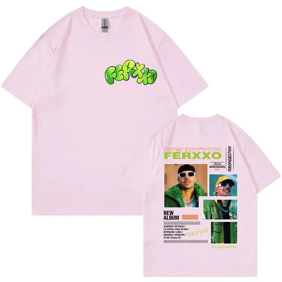 Rapper Feid Ferxxo Graphic T Shirts Men Women Clothing Fashion Hip Hop Short Sleeve T-shirt Summer Casual Loose Cotton T-shirts