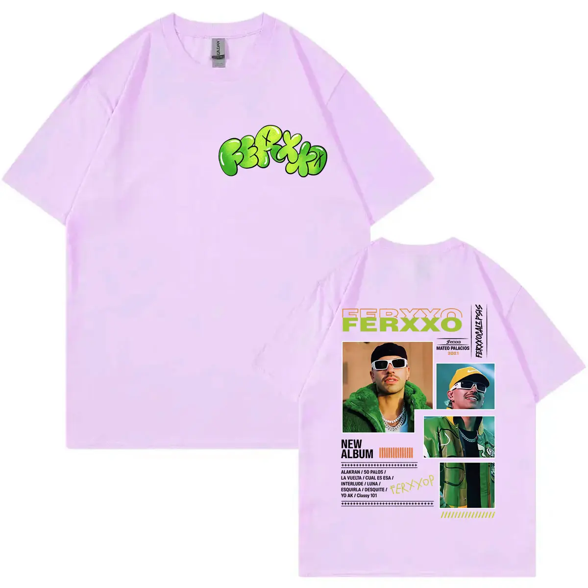 Rapper Feid Ferxxo Graphic T Shirts Men Women Clothing Fashion Hip Hop Short Sleeve T-shirt Summer Casual Loose Cotton T-shirts