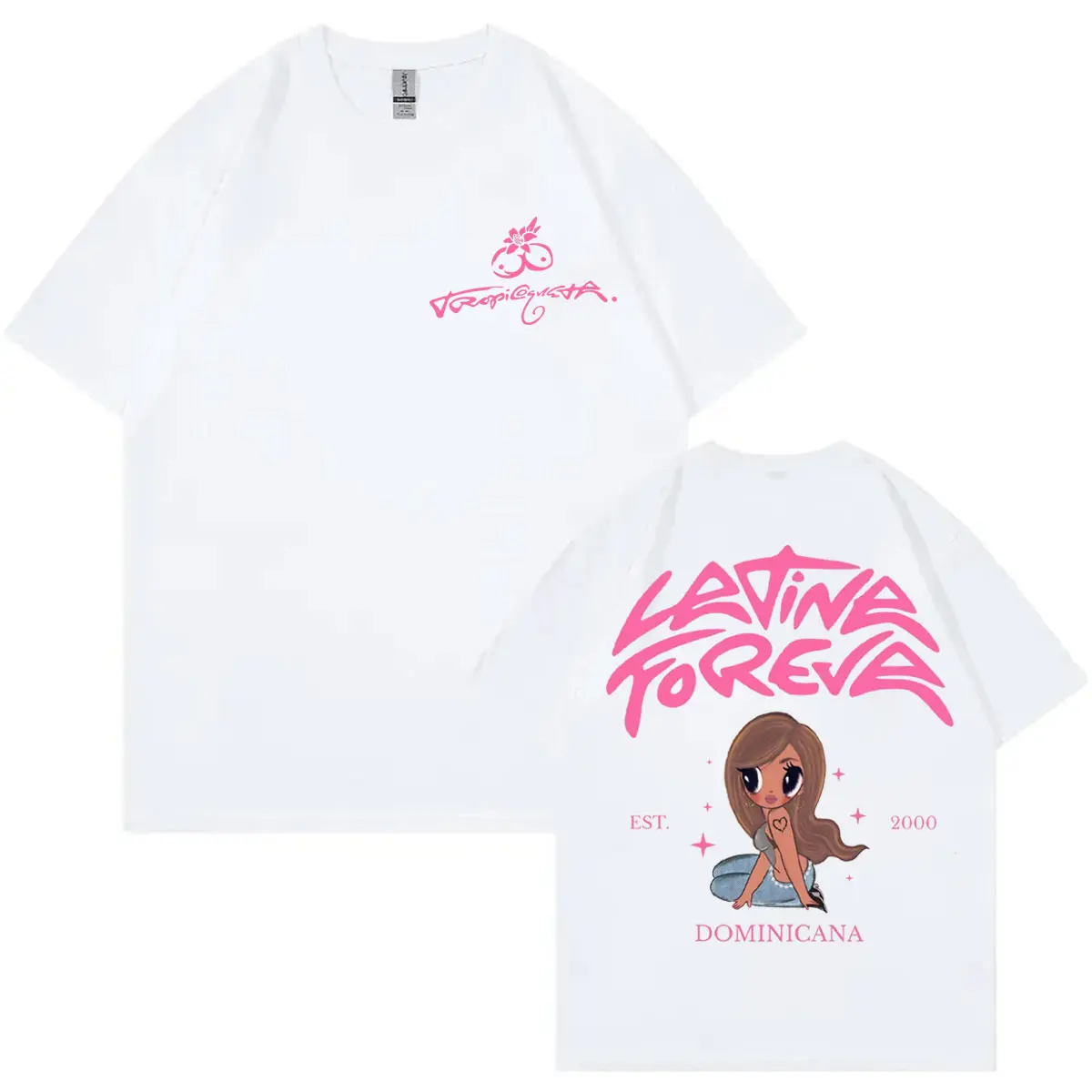 Karol G Tropicoqueta 2025 New Album Merch T-shirt Men Women Clothing Fashion Hip Hop T-shirts Summer High Quality Cotton T Shirt