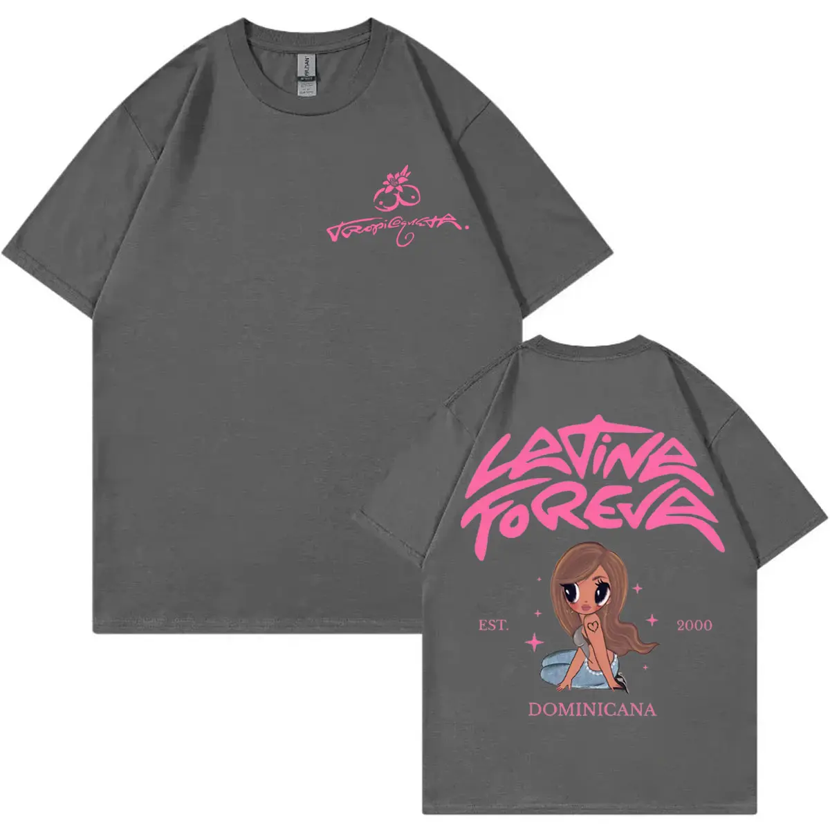 Karol G Tropicoqueta 2025 New Album Merch T-shirt Men Women Clothing Fashion Hip Hop T-shirts Summer High Quality Cotton T Shirt