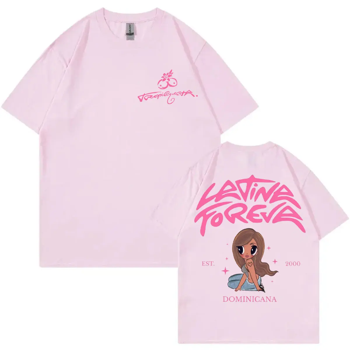 Karol G Tropicoqueta 2025 New Album Merch T-shirt Men Women Clothing Fashion Hip Hop T-shirts Summer High Quality Cotton T Shirt