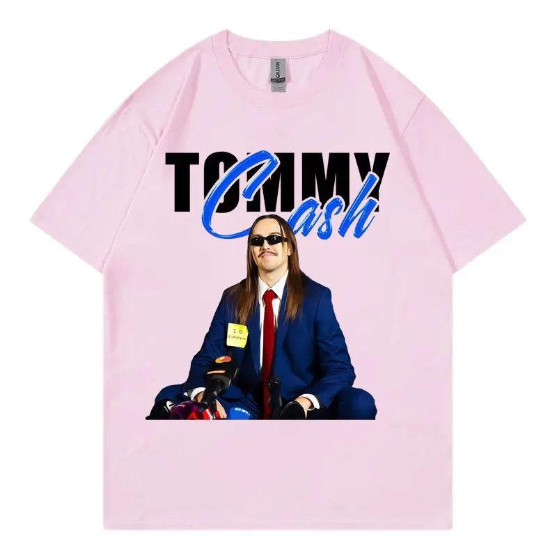 funny Tommy Cash Espresso Meme T-shirt harajuku y2k Short sleeve T-shirts men women Clothing fashion hip hop t shirts Streetwear