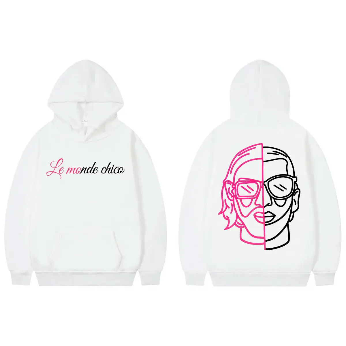 Limited French Rap Band PNL Merch Hoodie Le Monde Chico Album Graphic Pullovers Men Women Clothing Fashion Hip Hop Sweatshirts