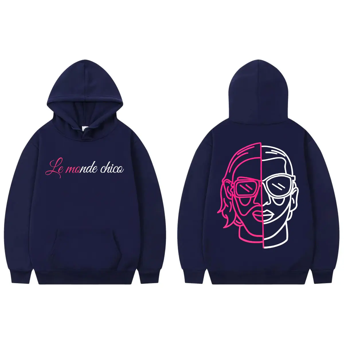Limited French Rap Band PNL Merch Hoodie Le Monde Chico Album Graphic Pullovers Men Women Clothing Fashion Hip Hop Sweatshirts