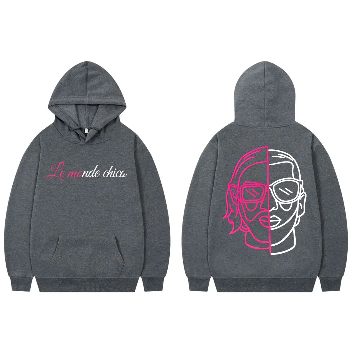 Limited French Rap Band PNL Merch Hoodie Le Monde Chico Album Graphic Pullovers Men Women Clothing Fashion Hip Hop Sweatshirts