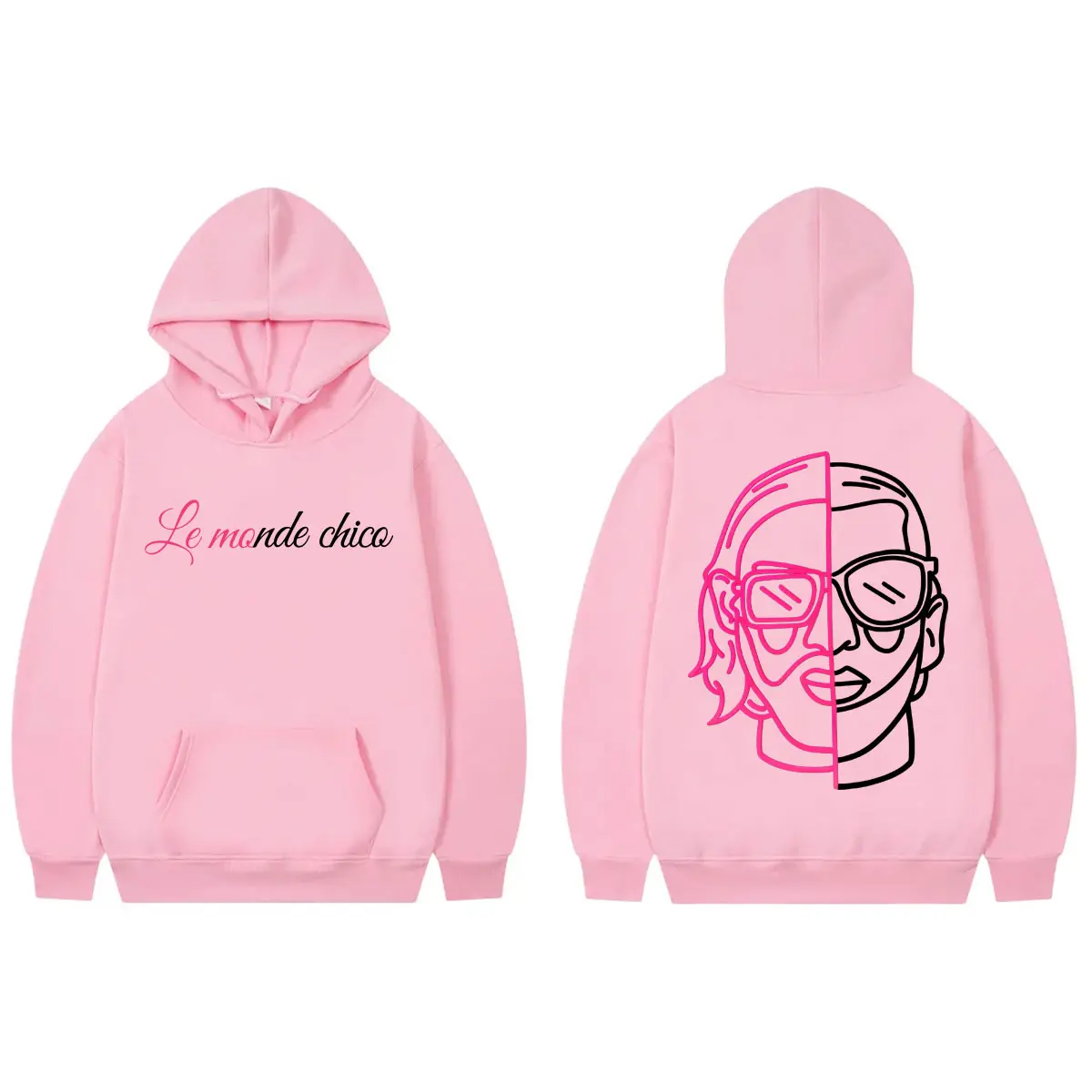 Limited French Rap Band PNL Merch Hoodie Le Monde Chico Album Graphic Pullovers Men Women Clothing Fashion Hip Hop Sweatshirts