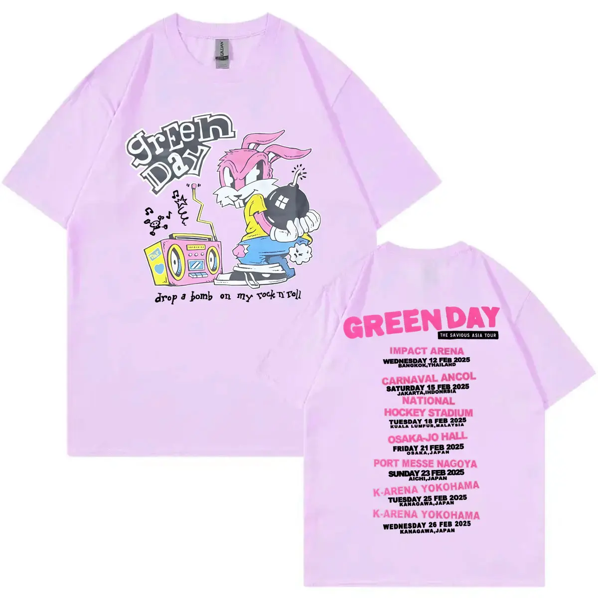 Green Day The Saviors Tour 2025 Graphic T Shirts Men Women Clothing Rock Hip Hop T-shirt Harajuku Y2k Fashion Oversized T-shirts