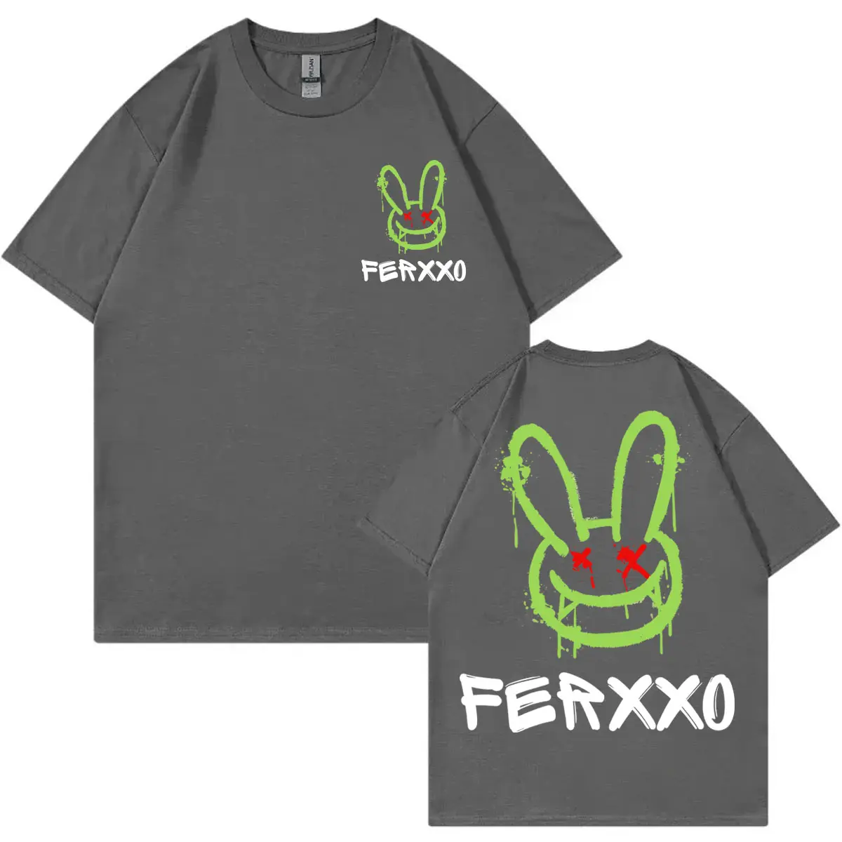 Rapper Feid Ferxxo Merch T-shirts Harajuku Hip Hop Pop Music Short Sleeve T-shirt Men's Women's Clothing Fashion Y2k T Shirts