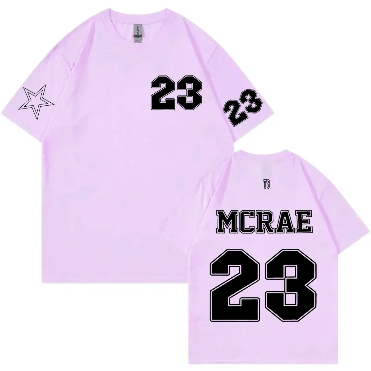 Singer Tate Mcrae T8 Print T Shirt Miss Possessive Tour 2025 Merch T-shirt Men's Women's Fashion Hip Hop Short Sleeve T-shirts