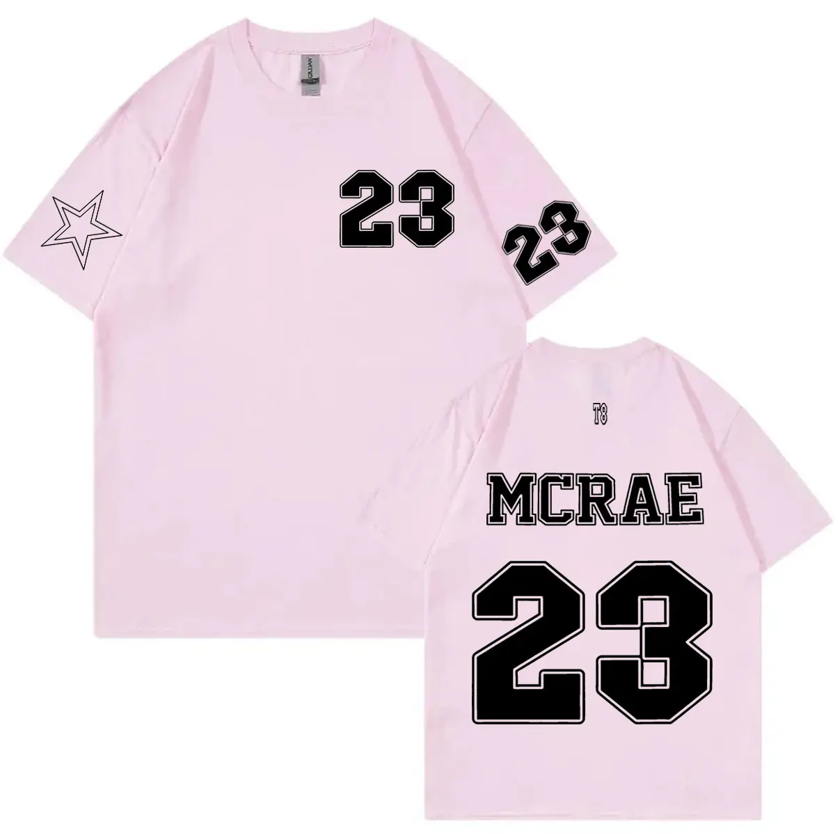 Singer Tate Mcrae T8 Print T Shirt Miss Possessive Tour 2025 Merch T-shirt Men's Women's Fashion Hip Hop Short Sleeve T-shirts