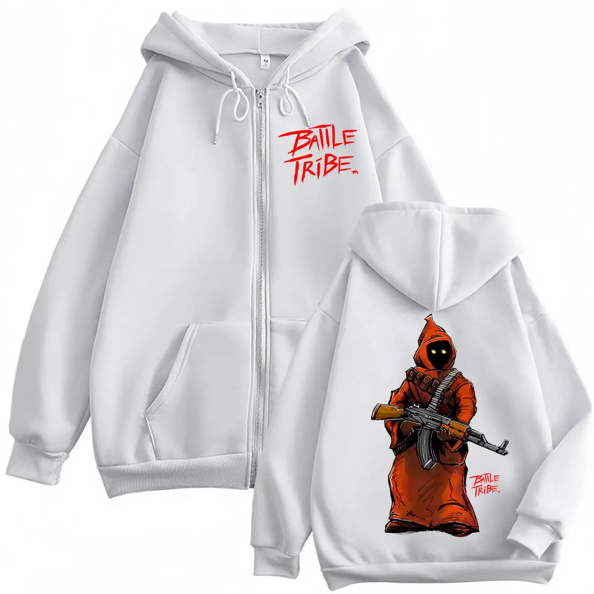 Forward Observations Group Graphic Zipper Hoodies Gothic Fashion Zip Up Hooded Sweatshirts High Quality Fleece Pullovers Unisex