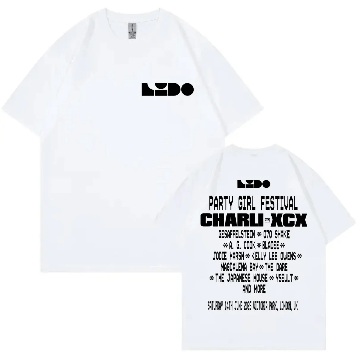 Rapper Charli Xcx Tour 2025 T-shirt Men Women Clothing Fashion Hip Hop Short Sleeve T-shirts Summer Casual Loose Cotton T Shirt