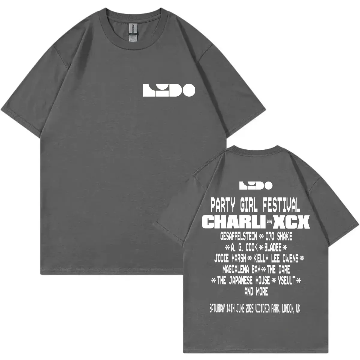 Rapper Charli Xcx Tour 2025 T-shirt Men Women Clothing Fashion Hip Hop Short Sleeve T-shirts Summer Casual Loose Cotton T Shirt