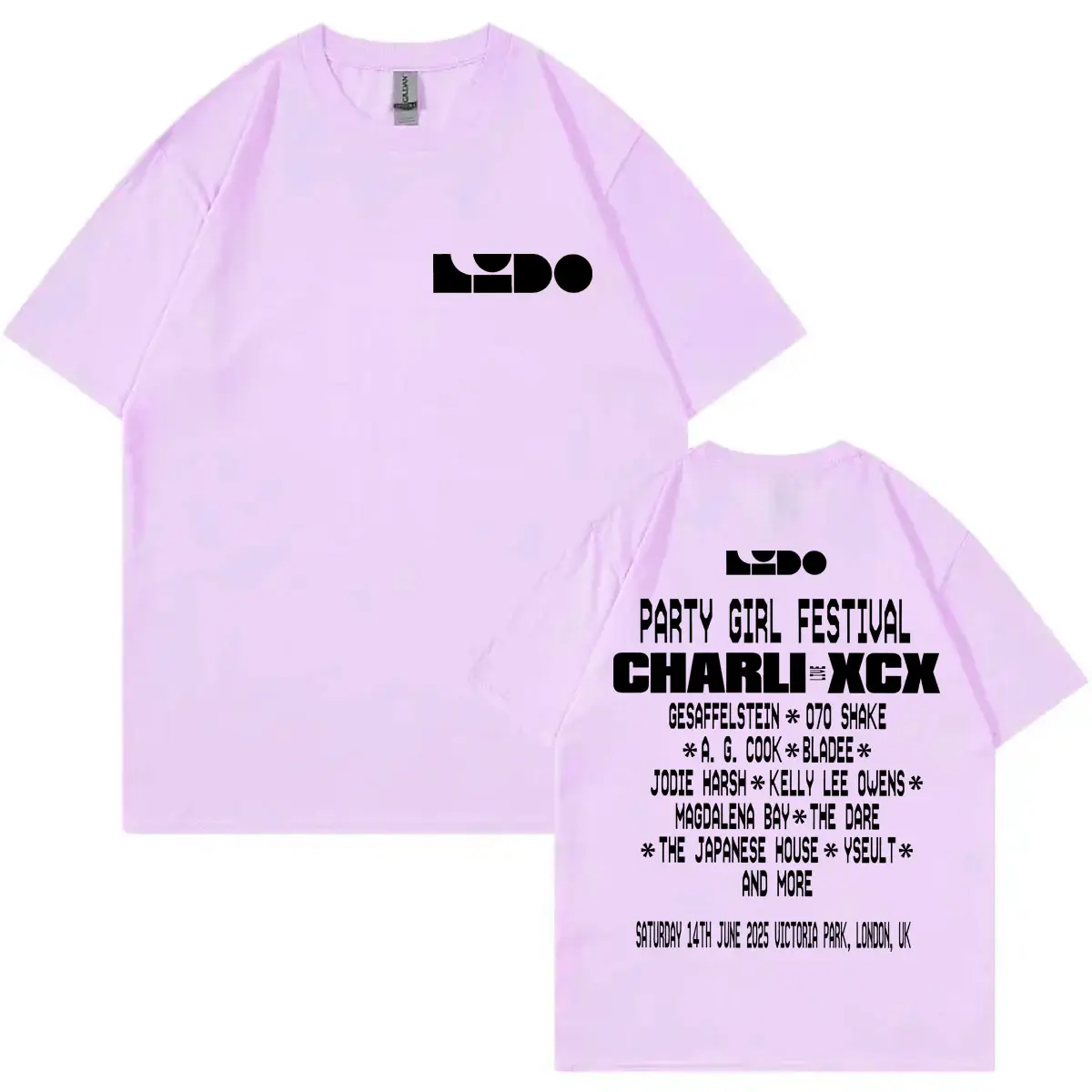 Rapper Charli Xcx Tour 2025 T-shirt Men Women Clothing Fashion Hip Hop Short Sleeve T-shirts Summer Casual Loose Cotton T Shirt
