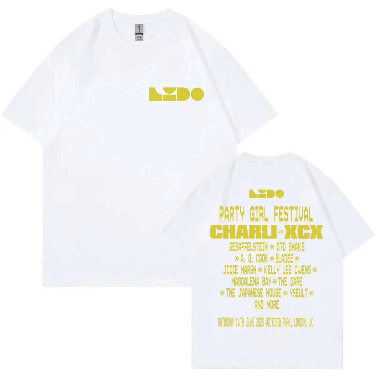 Rapper Charli Xcx Tour 2025 Merch T-shirts Harajuku Hip Hop Pop Music T Shirts Men Women Clothing Fashion Y2k Oversized T-shirt