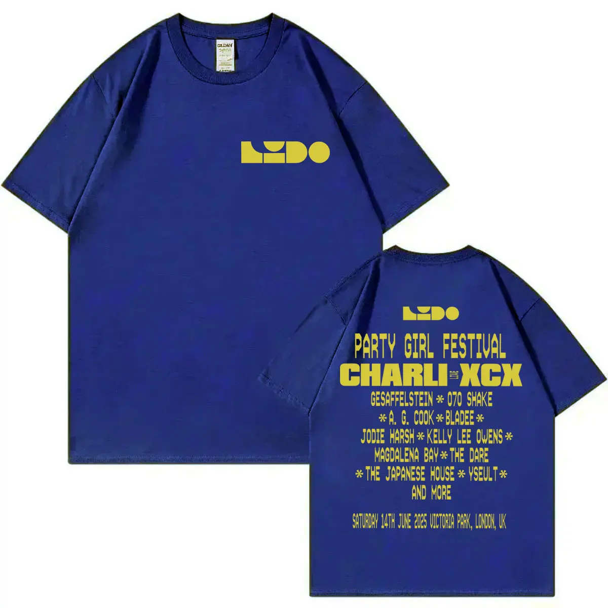 Rapper Charli Xcx Tour 2025 Merch T-shirts Harajuku Hip Hop Pop Music T Shirts Men Women Clothing Fashion Y2k Oversized T-shirt