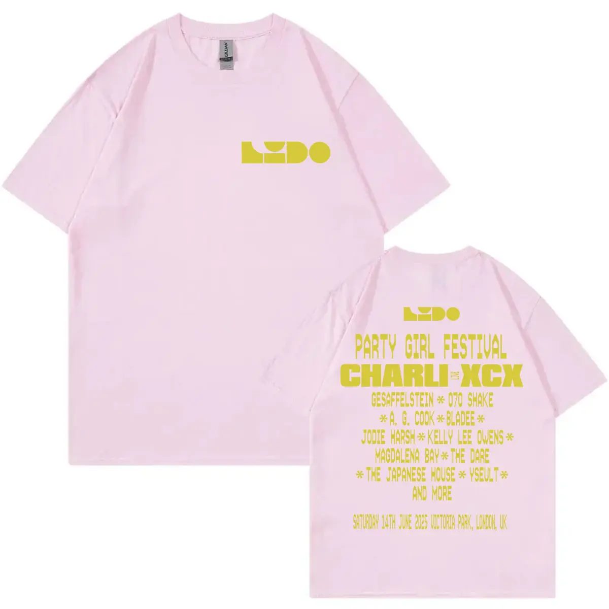Rapper Charli Xcx Tour 2025 Merch T-shirts Harajuku Hip Hop Pop Music T Shirts Men Women Clothing Fashion Y2k Oversized T-shirt