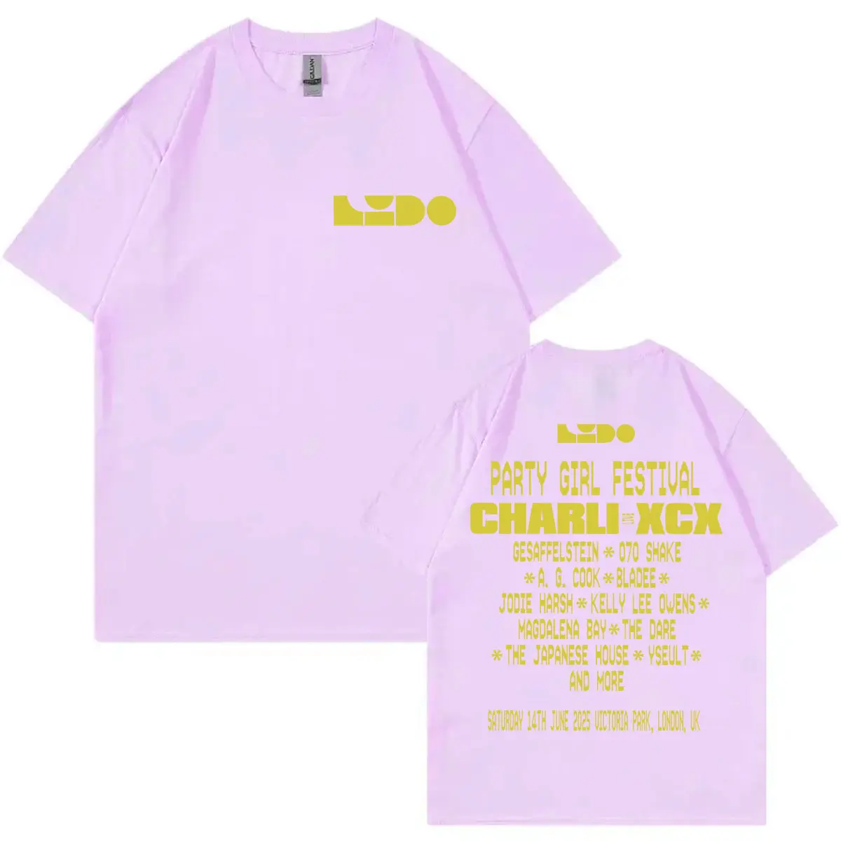Rapper Charli Xcx Tour 2025 Merch T-shirts Harajuku Hip Hop Pop Music T Shirts Men Women Clothing Fashion Y2k Oversized T-shirt