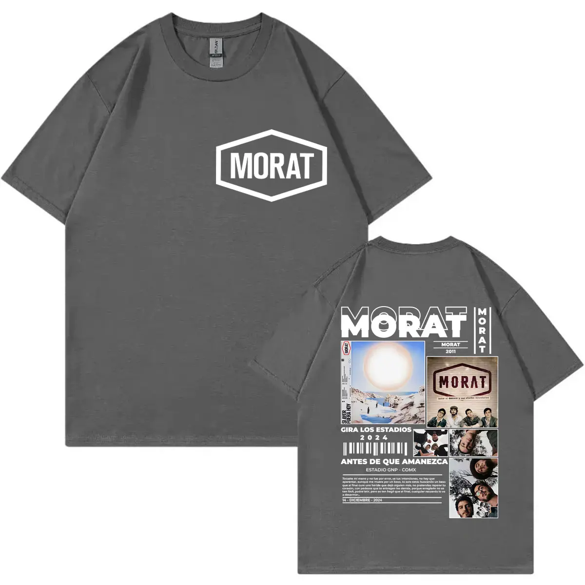 Colombia Band Morat Album Merch T-shirt Men Women High Quality Fashion Short Sleeve T Shirts Summer Casual Loose Cotton T-shirts