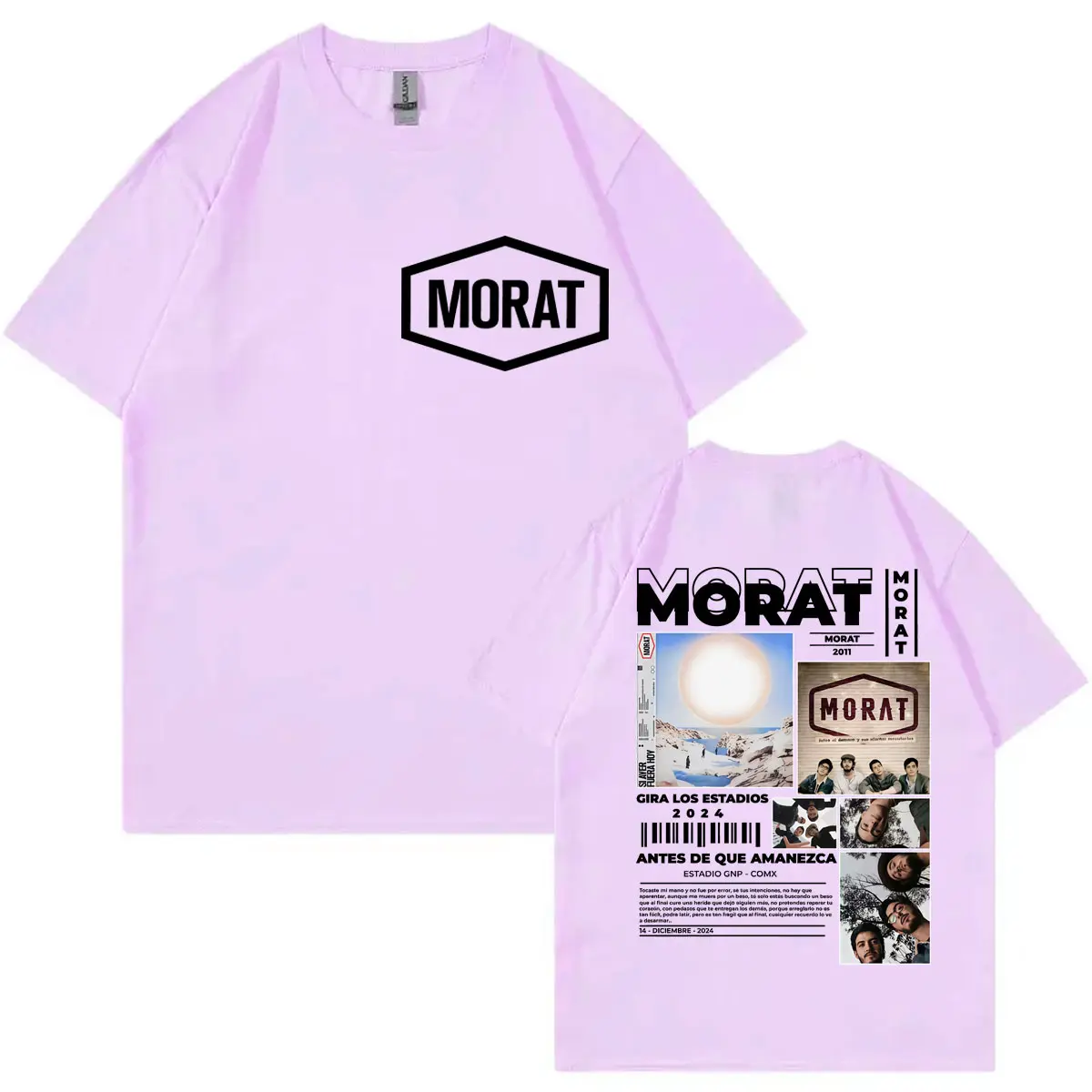 Colombia Band Morat Album Merch T-shirt Men Women High Quality Fashion Short Sleeve T Shirts Summer Casual Loose Cotton T-shirts