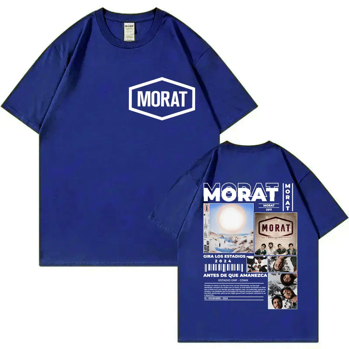 Colombia Band Morat Album Merch T-shirt Men Women High Quality Fashion Short Sleeve T Shirts Summer Casual Loose Cotton T-shirts