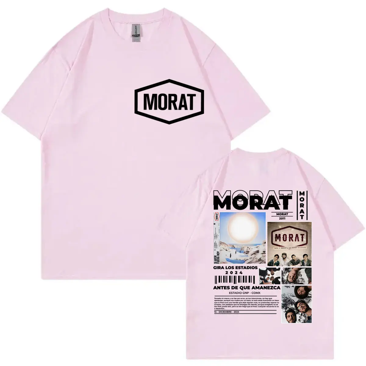 Colombia Band Morat Album Merch T-shirt Men Women High Quality Fashion Short Sleeve T Shirts Summer Casual Loose Cotton T-shirts