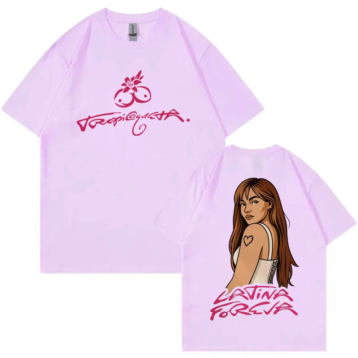 Singer Karol G Tropicoqueta 2025 New Album T-shirt Hip Hop Vintage Short Sleeve T-shirts Men Women Clothing Fashion Y2k T Shirts