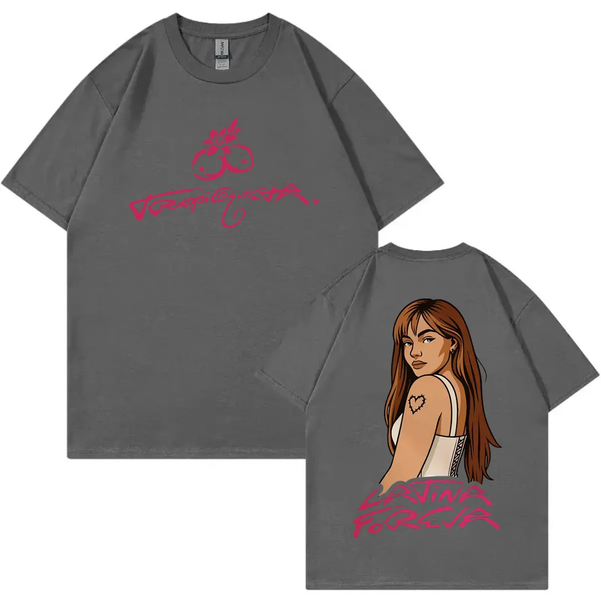 Singer Karol G Tropicoqueta 2025 New Album T-shirt Hip Hop Vintage Short Sleeve T-shirts Men Women Clothing Fashion Y2k T Shirts