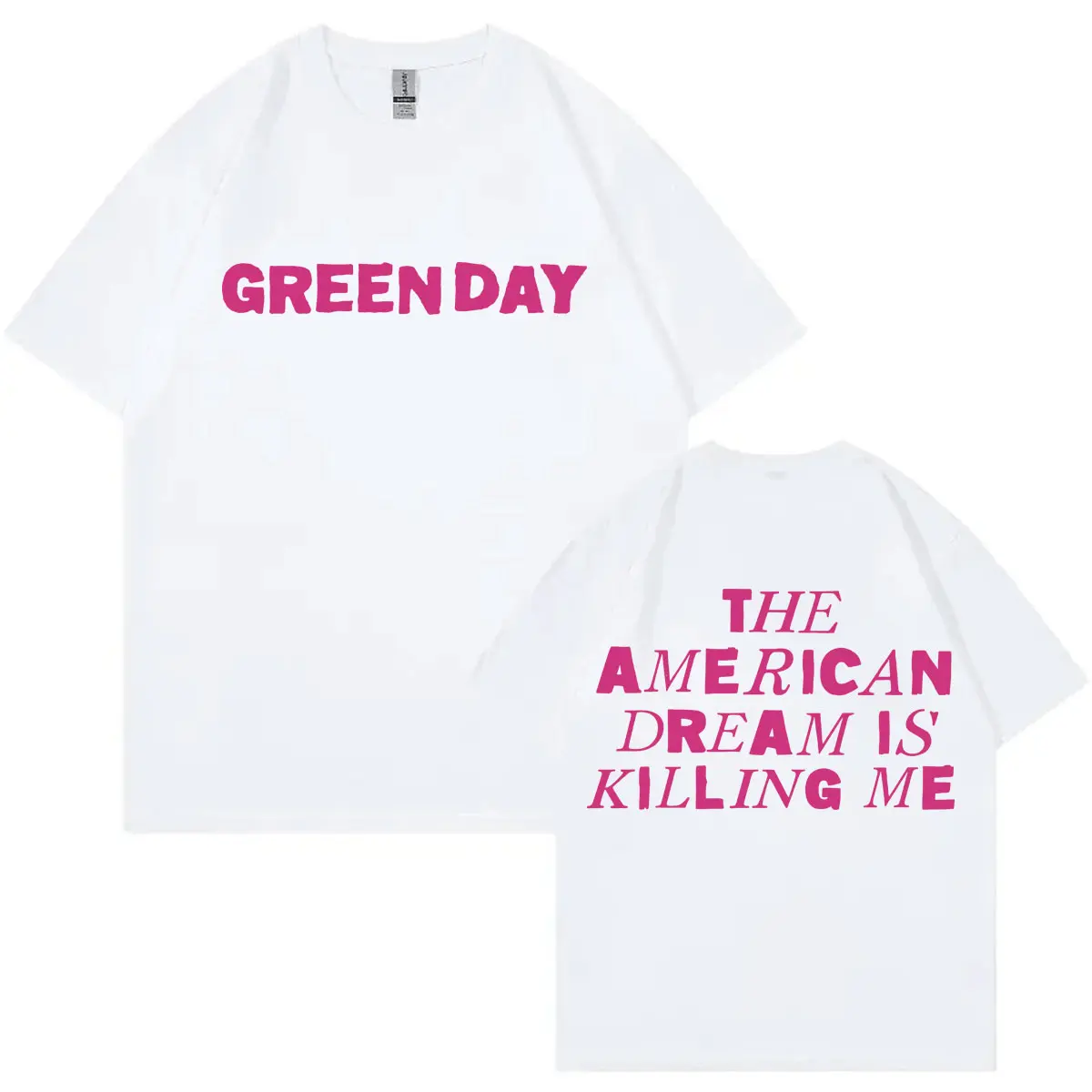 Green Day The Saviors Tour 2025 T-shirt Men Women Clothing Rock Hip Hop T-shirts Fashion Y2k Short Sleeve T Shirts Streetwear