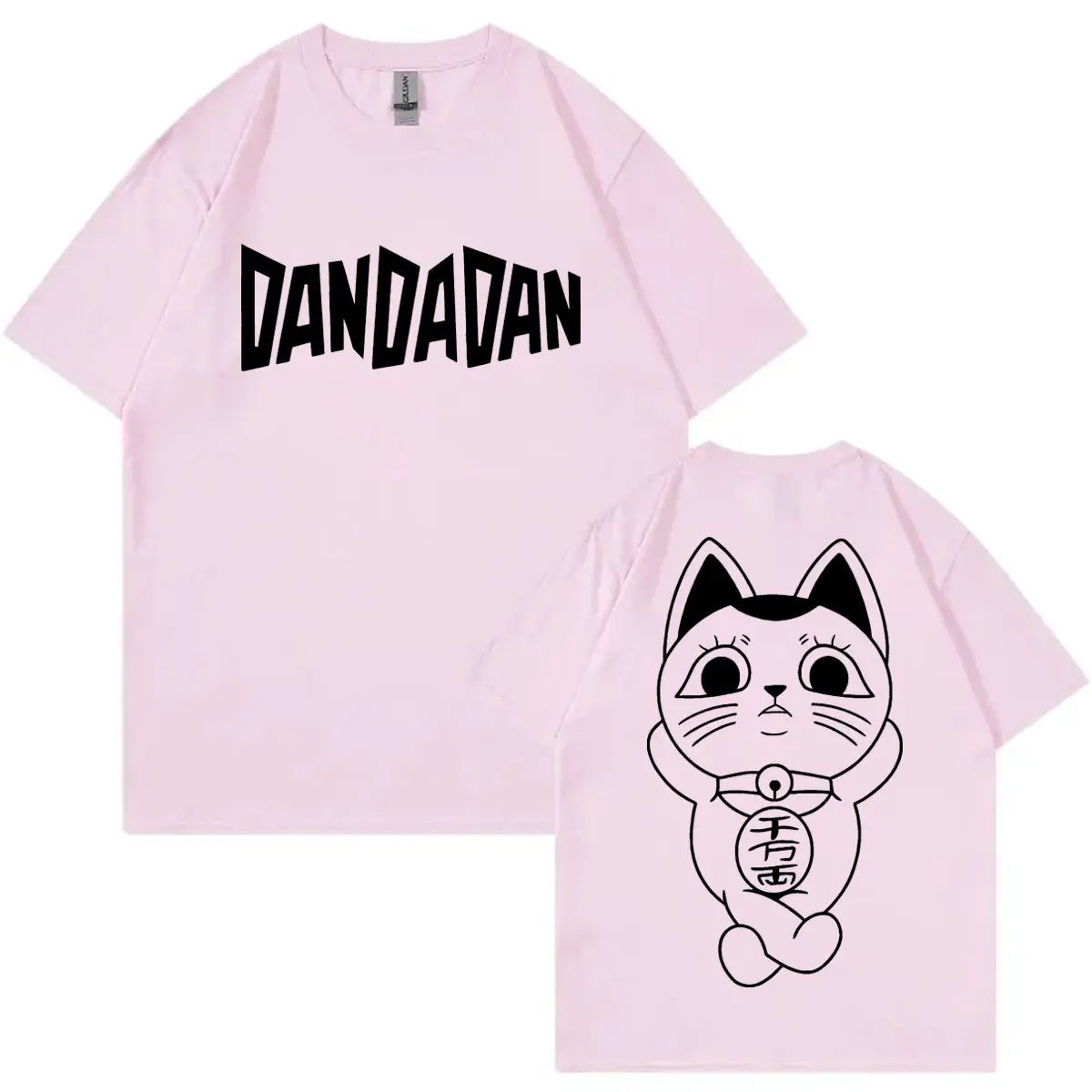 Anime Dandadan Turbo Granny Double Sided Print T-shirt High Quality Fashion Oversized T-shirts Men Women Casual Cotton T Shirts