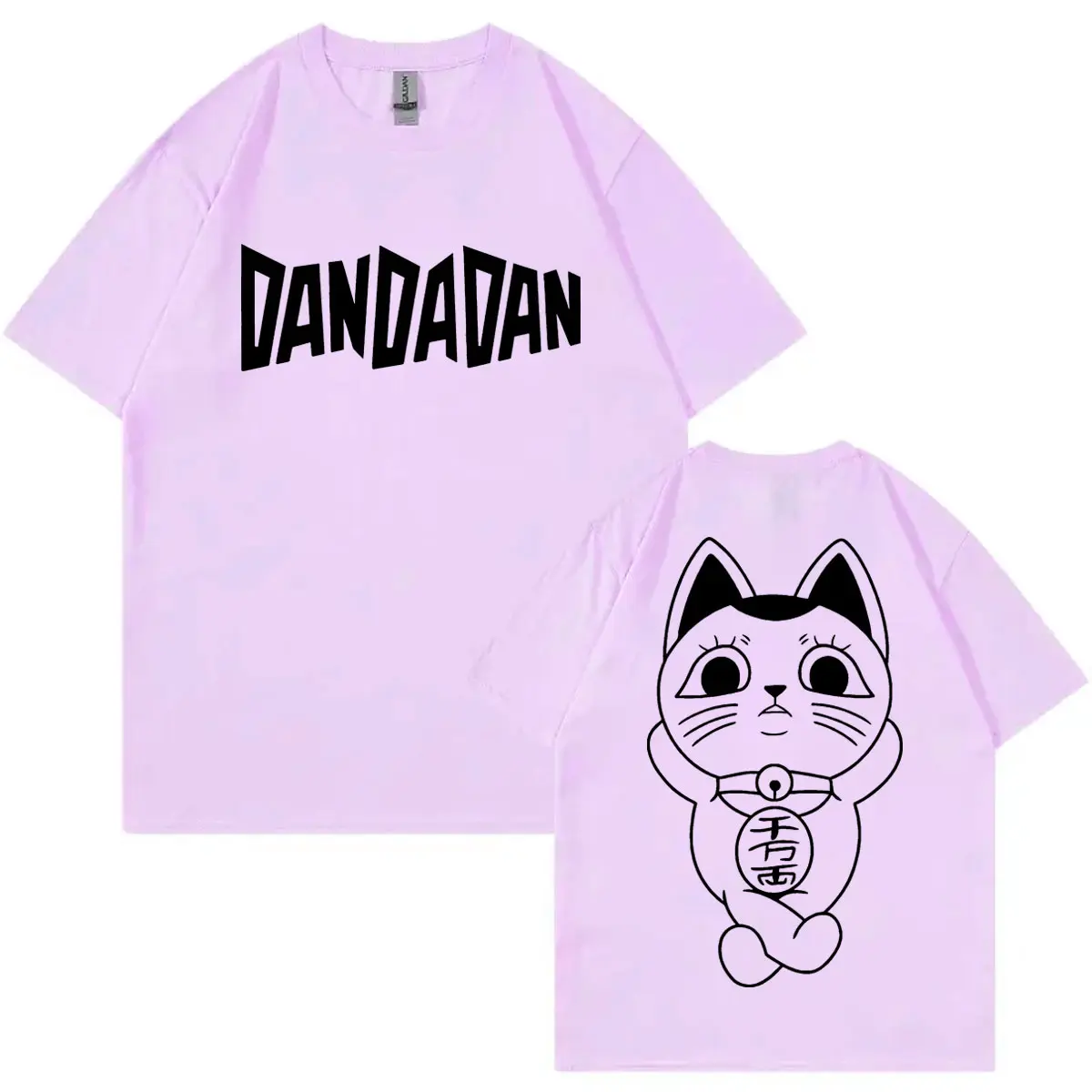 Anime Dandadan Turbo Granny Double Sided Print T-shirt High Quality Fashion Oversized T-shirts Men Women Casual Cotton T Shirts
