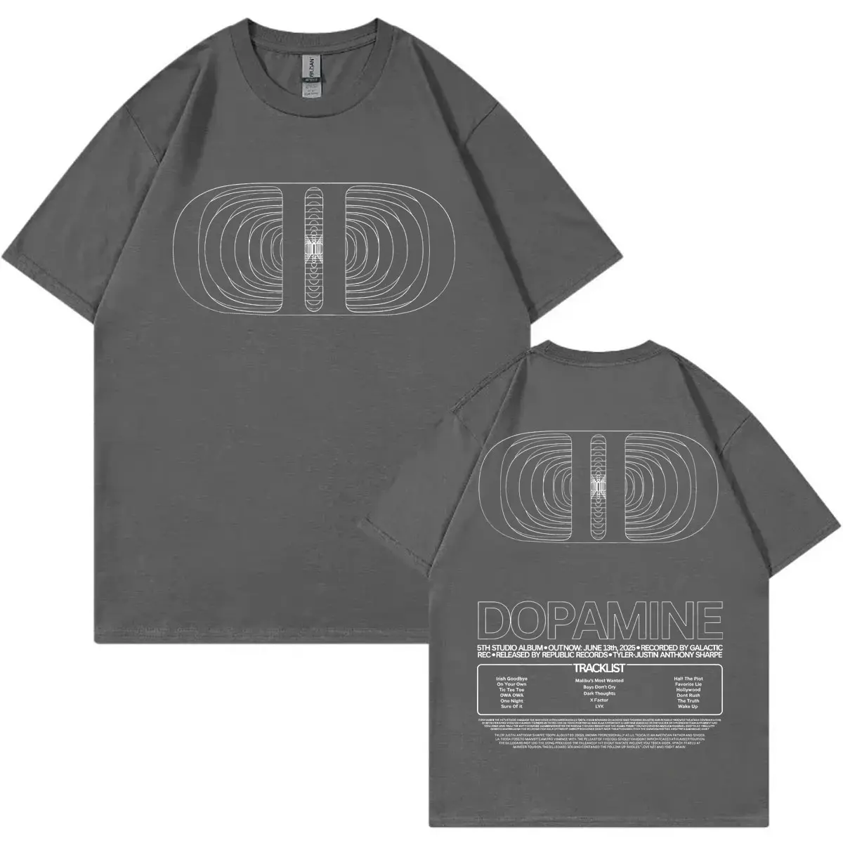 Rapper Lil Tecca Album Print T-shirt Men's Women's Fashion Hip Hop Short Sleeve T Shirts High Quality Cotton Oversized T-shirts