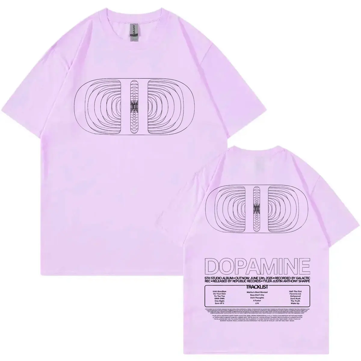 Rapper Lil Tecca Album Print T-shirt Men's Women's Fashion Hip Hop Short Sleeve T Shirts High Quality Cotton Oversized T-shirts